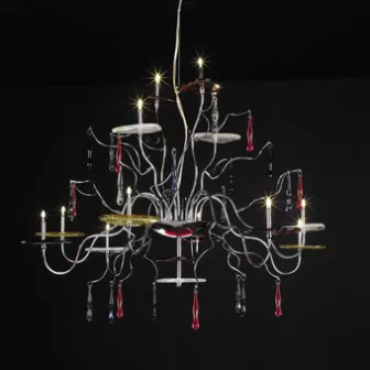 Of Classical Iron Crystal Chandelier 3d model Of Classical Iron Crystal Chandelier 3d model