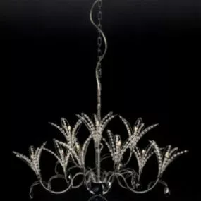 European Living Room Crystal Chandelier 3d model