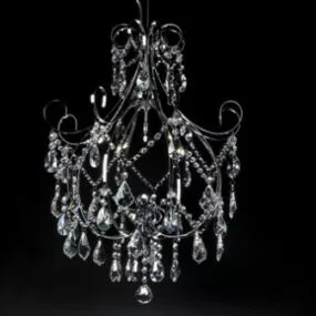 Of European Modern Crystal Chandeliers 3d model