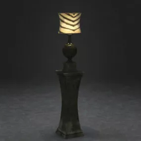 European Classical Table Lamp 3d model