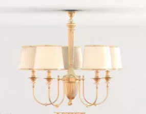 European Chandeliers 3d model