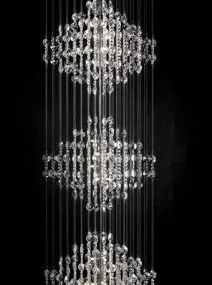 European Ultra-modern Crystal Chandelier 3d model