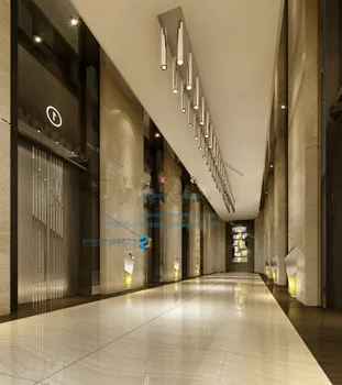Luxury Corridor Interior Scene 3d model Luxury Corridor Interior Scene 3d model