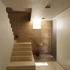 Staircase Space Interior Scene 3d model