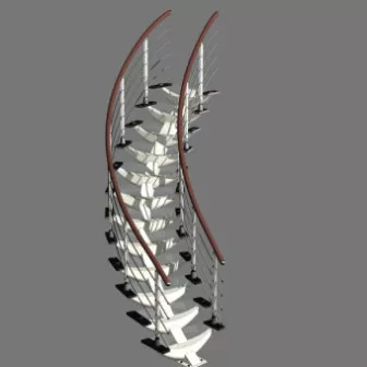 Stair Complex System Playground 3d model