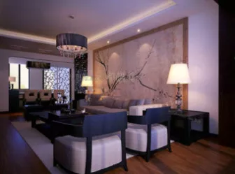 Warm Elegant Design Living Room 3d model Warm Elegant Design Living Room 3d model