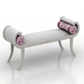 Elegant Bench 3d model