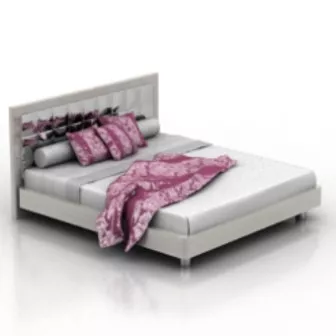 Boudoir Bed 3d model Boudoir Bed 3d model