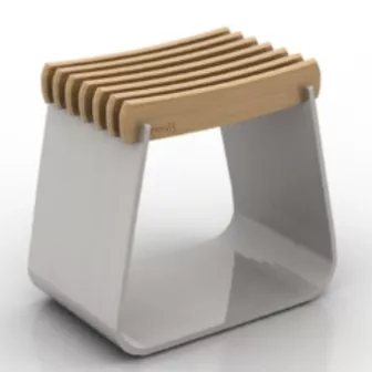 Wooden Stool 3d model Wooden Stool 3d model