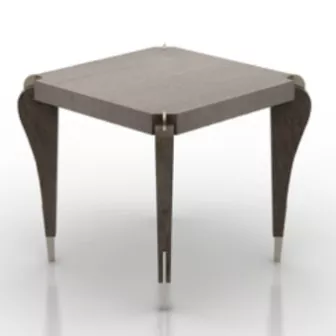 Ebony Desk 3d model Ebony Desk 3d model