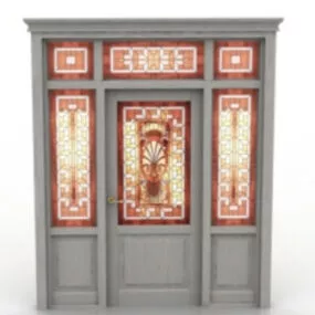 Vintage Door 3d model