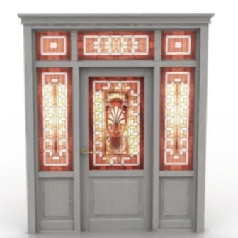 Vintage Door 3d model Vintage Door 3d model