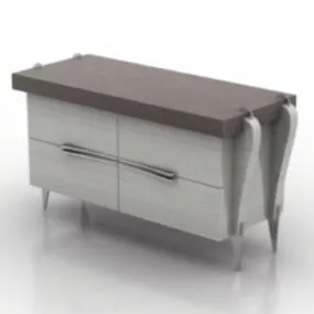 Low Desk 3d model