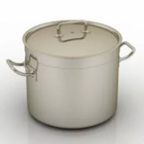 Kitchen Stockpot 3d model
