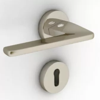 Metal Door Handle 3d model Metal Door Handle 3d model