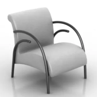 Living Room Armchair 3d model Living Room Armchair 3d model
