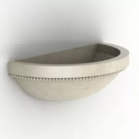 Of Wall Flower Pots 3d model