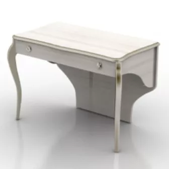 Wooden Desk Design 3d model Wooden Desk Design 3d model