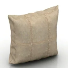 Realistic Retro Pillow 3d model