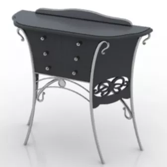 Black Lockers 3d model Black Lockers 3d model