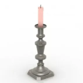 European Candlestick 3d model