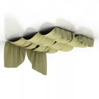 Ceiling Curtain 3d model Ceiling Curtain 3d model