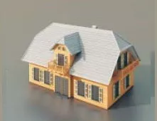 Continental Residential Architectural 3d model