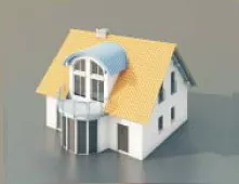 Simple House 3d model