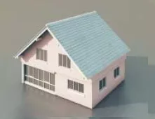 Simple Houses  Building 3d model