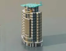 High-rise Office Building 3d model