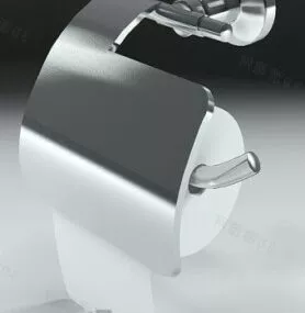 Inox Bathroom Accessories 3d model