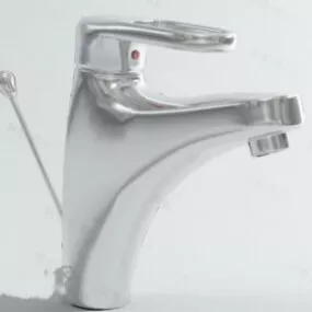 Public Toilets Faucets 3d model