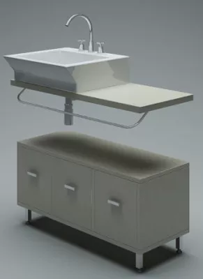 Wash Sink 3d model Wash Sink 3d model