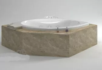 Stone Bathtube 3d model Stone Bathtube 3d model