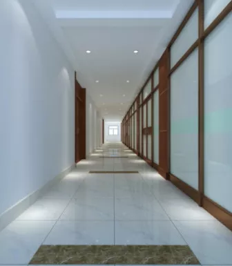 Futuristic Building Corridor 3d model