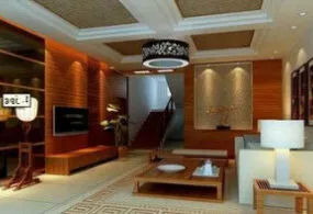 Chinese Living Room Luxury Style 3d model