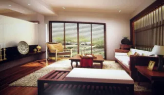 Modern Wooden Living Room Scene 3d model Modern Wooden Living Room Scene 3d model