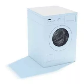 White Washing Machine 3d model