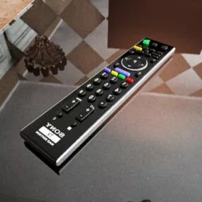 Television Remote Control 3d model