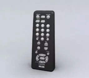 Tv Remote Control 3d model