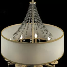 Romantic Candle Chandelier 3d model