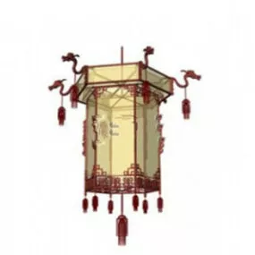 Retro Style Chandelier 3d model