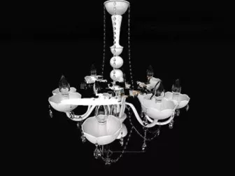 Modern Style Chandelier 3d model Modern Style Chandelier 3d model