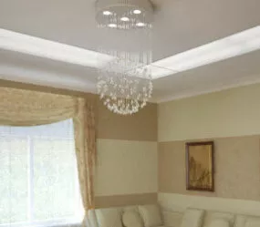 Crystal Curtain Ceiling 3d model