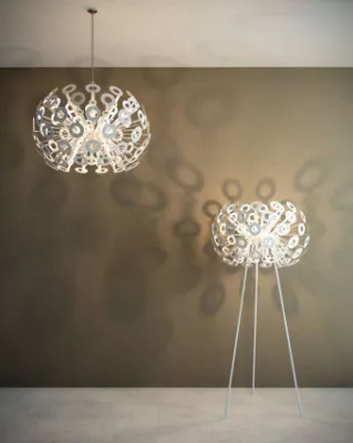 European Creative Circular Nest Chandelier 3d model European Creative Circular Nest Chandelier 3d model