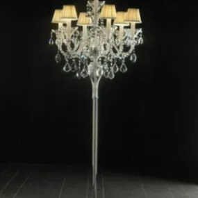 Crystal Floor Lamp 3d model