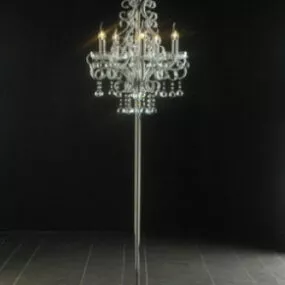 Crystal Floor Lamp 3d model