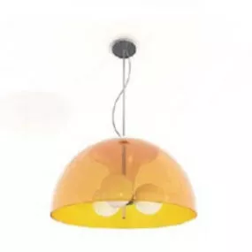 Arc-shaped Orange Ceiling Lights 3d model