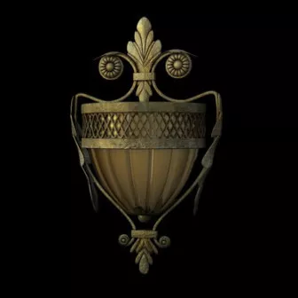 European Classical Wall Lamp 3d model European Classical Wall Lamp 3d model