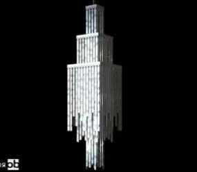 European Crystal Chandeliers 3d model